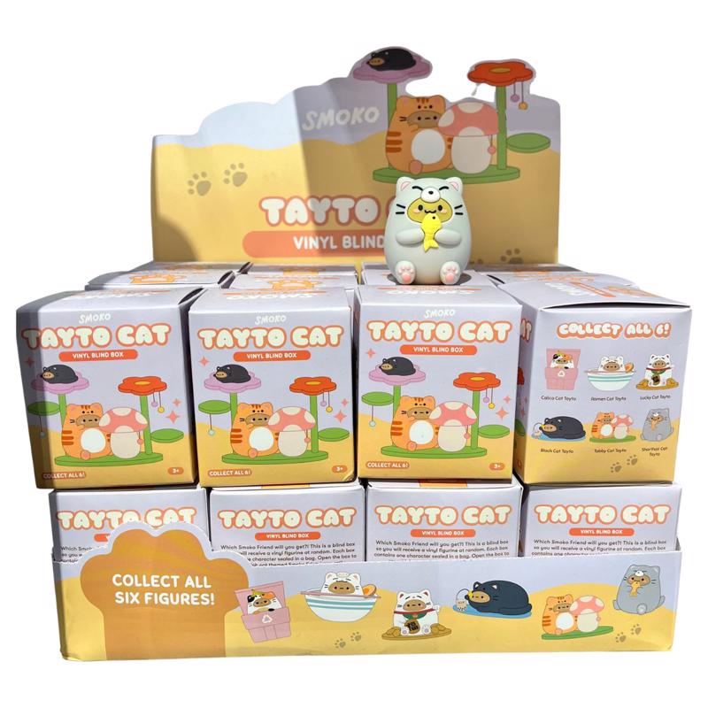 Smoko Tayto Potato Cat Blind Box Figure Multicolored