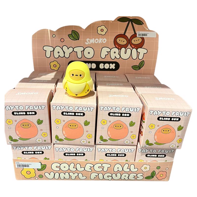 Smoko Tayto Fruit Blind Box Figure Multicolored