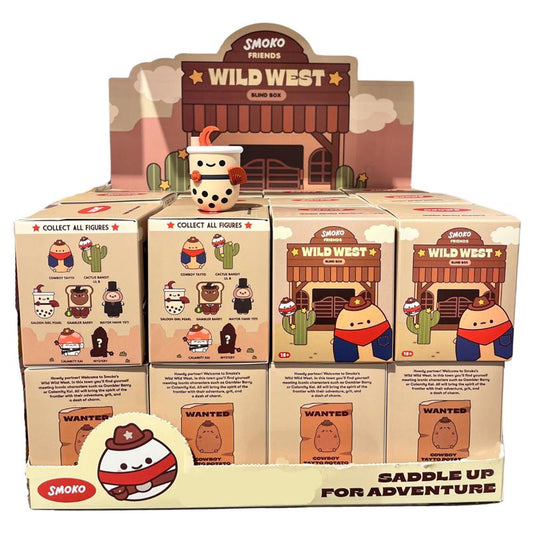 Smoko Wild West Friends Blind Box Figure Multicolored