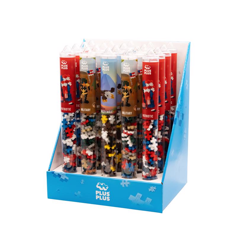 Plus-Plus Patriotic Building Set Multicolored 20 pc