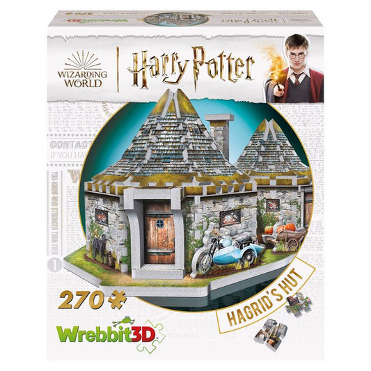 Wrebbit3D Harry Potter Hagrid's Hut 3D Jigsaw Puzzle Multicolored 270 pc