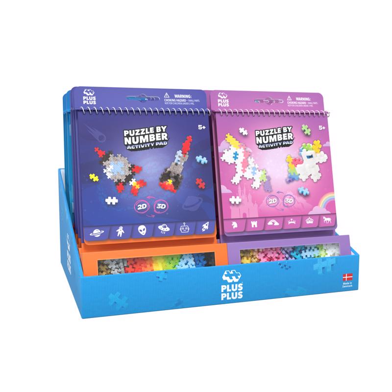 Plus-Plus Puzzle By Number Activity Pad 16 pc