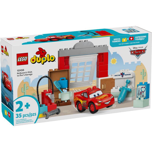 LEGO Duplo Mcqueen's Visit to Doc's Garage Building Set Multi 35 pc