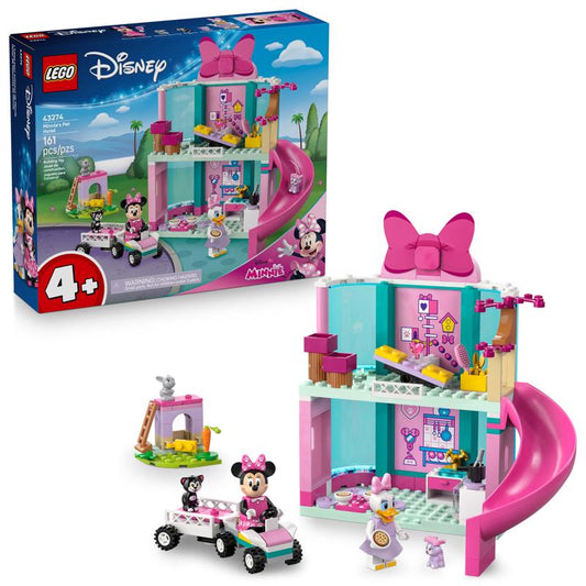 LEGO Disney Minnie's Pet Hotel Building Set Multi 161 pc