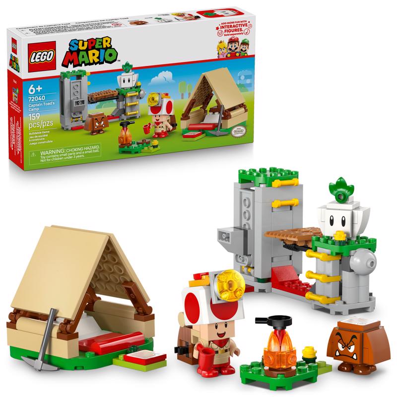 LEGO Super Mario Captain Toad's Camp Building Set Multi 159 pc