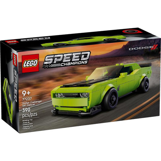 LEGO Speed Champions Dodge Challenger SRT Hellcat Building Set Multicolored 390 pc