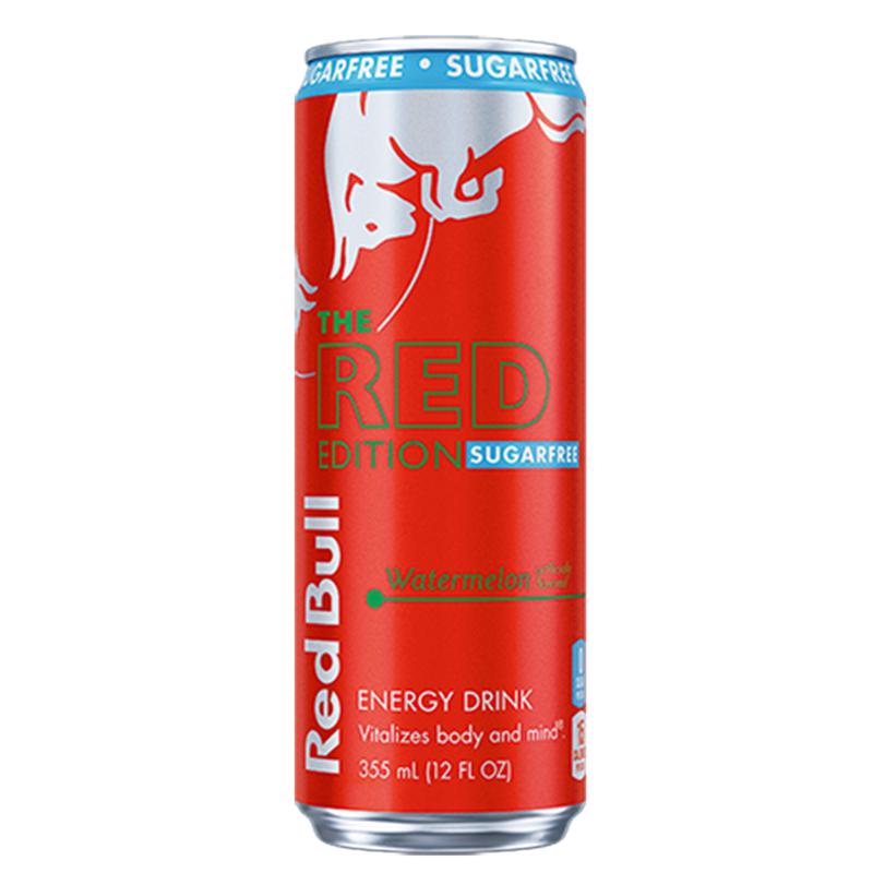 Red Bull Red Edition Sugar Free Watermelon Energy Drink 12 oz