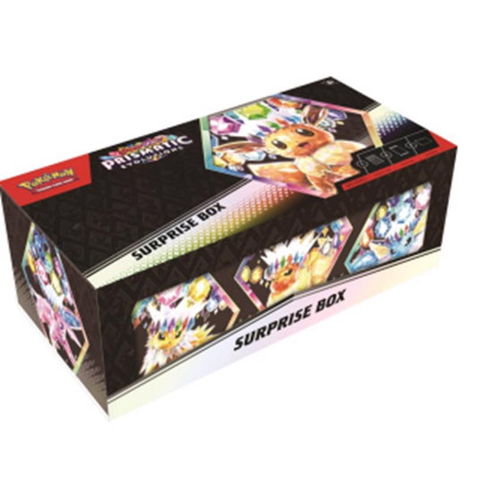 Pokemon Prismatic Evolutions Surprise Box Trading Cards