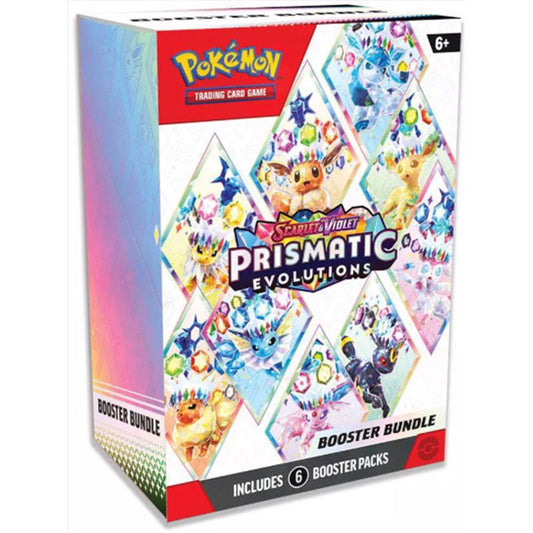 Pokemon Prismatic Evolutions Booster Bundle Trading Cards