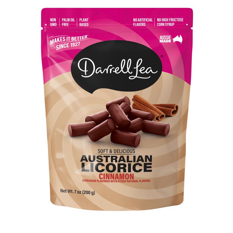 Darrell Lea Cinnamon Licorice Candy 7 oz