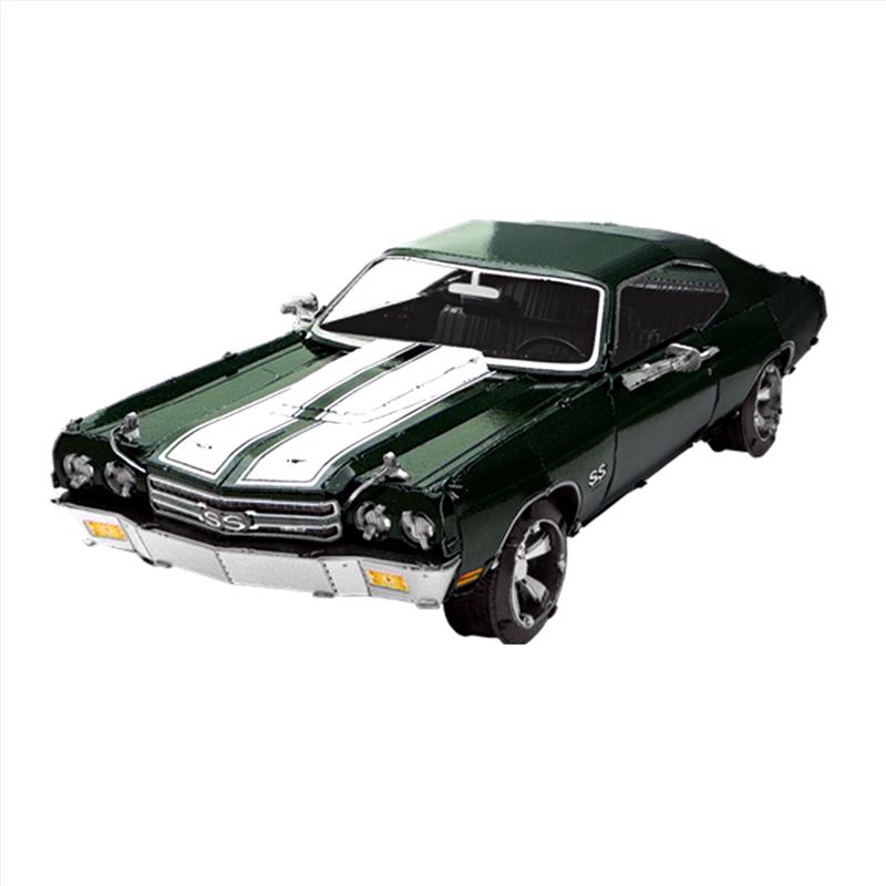 Metal Earth 1970 Chevy Chevelle 3D Steel Model Kit Green