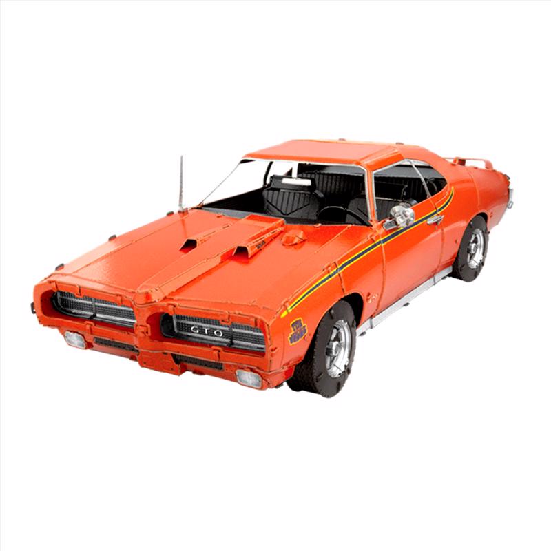 Metal Earth 1969 Pontiac GTO Judge 3D Metal Model Kit Orange