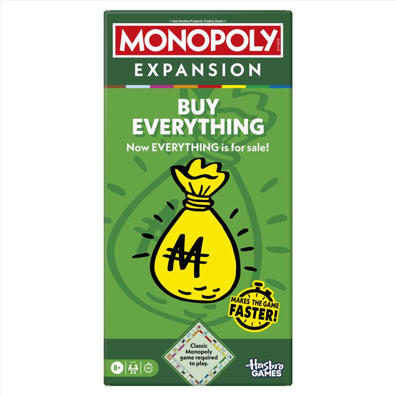 Hasbro Monopoly Expansion Buy Everything Board Game