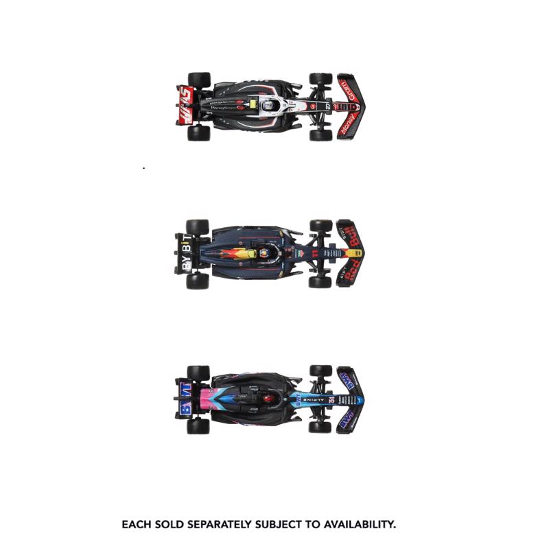 Hot Wheels Die-Cast 1:64 Scale Formula 1 Collectible Toy Race Car Multicolored