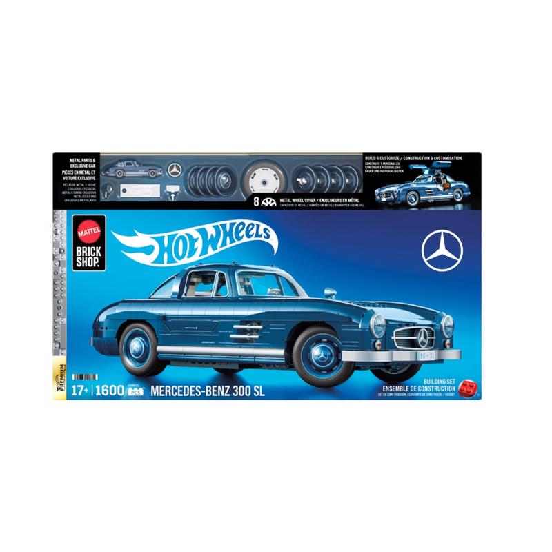 Hot Wheels Mega Premium Mercedes-Benz Building Set 1600 pc