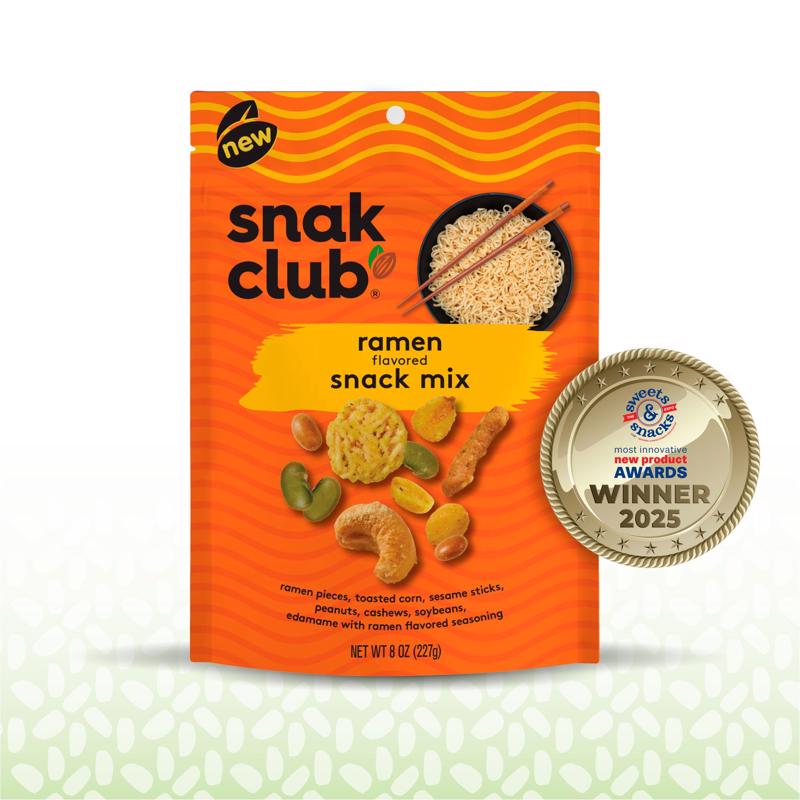 Snak Club Ramen Snack Mix 4 oz Pouch