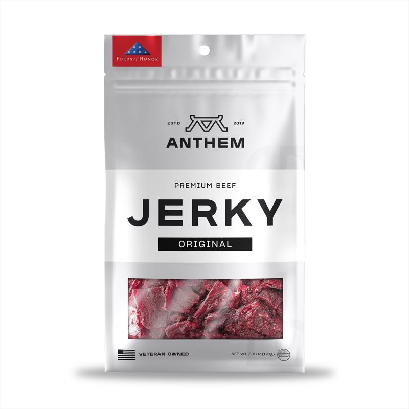 Anthem Snacks Original Beef Jerky 6 oz Bagged