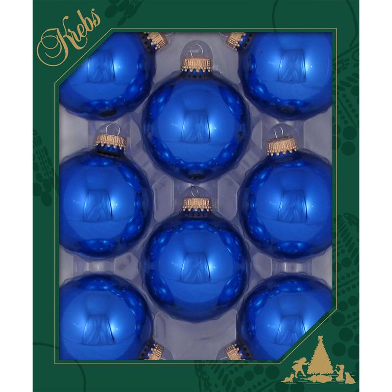 Christmas By Krebs Cap Blue Ornaments Gold