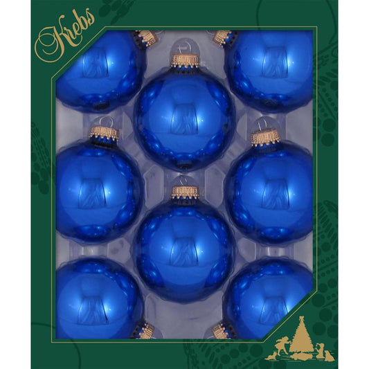 Christmas By Krebs Cap Blue Ornaments Gold