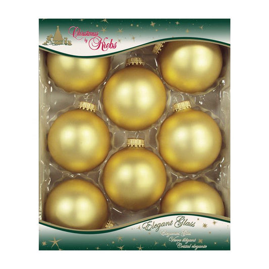 Christmas by Krebs Gold Velvet Ball Ornaments