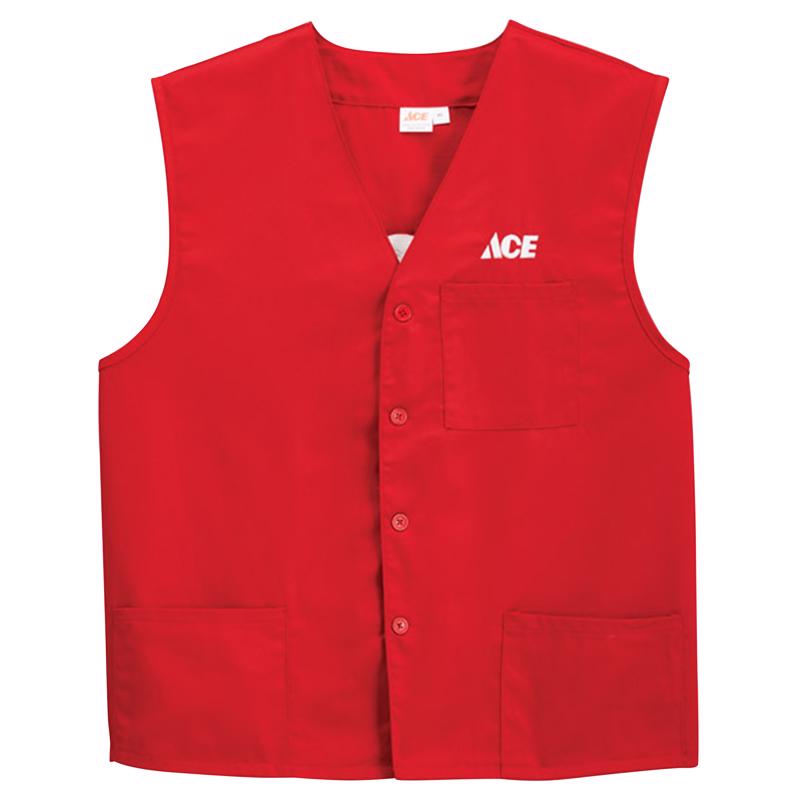 Artcraft XL Sizes Unisex Sleeveless V-Neck Red Vest