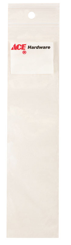 Plastic Clear Reclosable Bag 100 pk 8 in. H X 2 in. W X 0 in. L