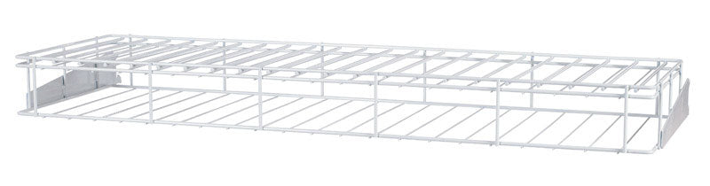 48 in. D White Metal Caulk Display Rack