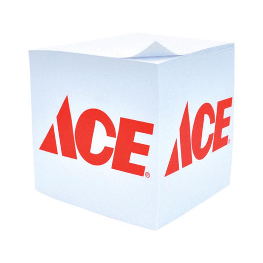 1 ply Ace Logo Paper Cube 3 in. W X 3 in. H 800 sheet