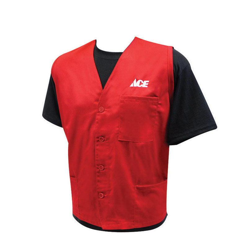 Artcraft 3XL Sizes Unisex Sleeveless V-Neck Red Vest