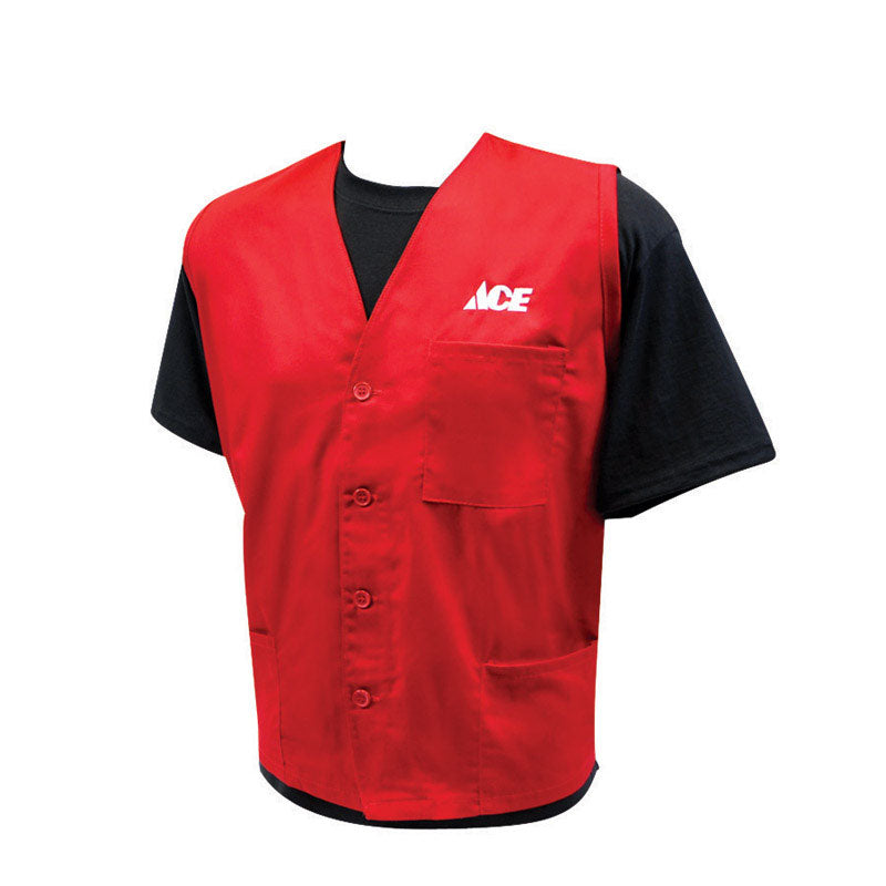 Artcraft XXL Tall Sizes Unisex Sleeveless V-Neck Red Vest