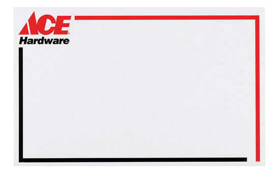 7 in. H X 11 in. W Office Supplies/Stationary Sign 25 each