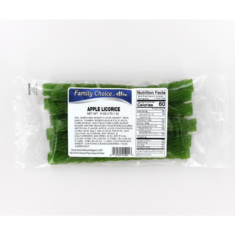 Family Choice Apple Licorice 6 oz