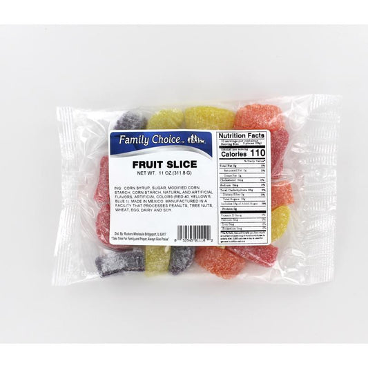 Family Choice Fruit Slices Gummi Candy 11 oz
