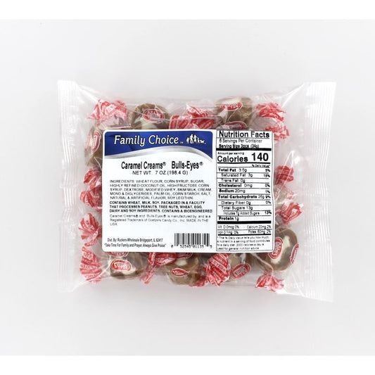 Family Choice Caramel Cream Chewy Candy 7 oz