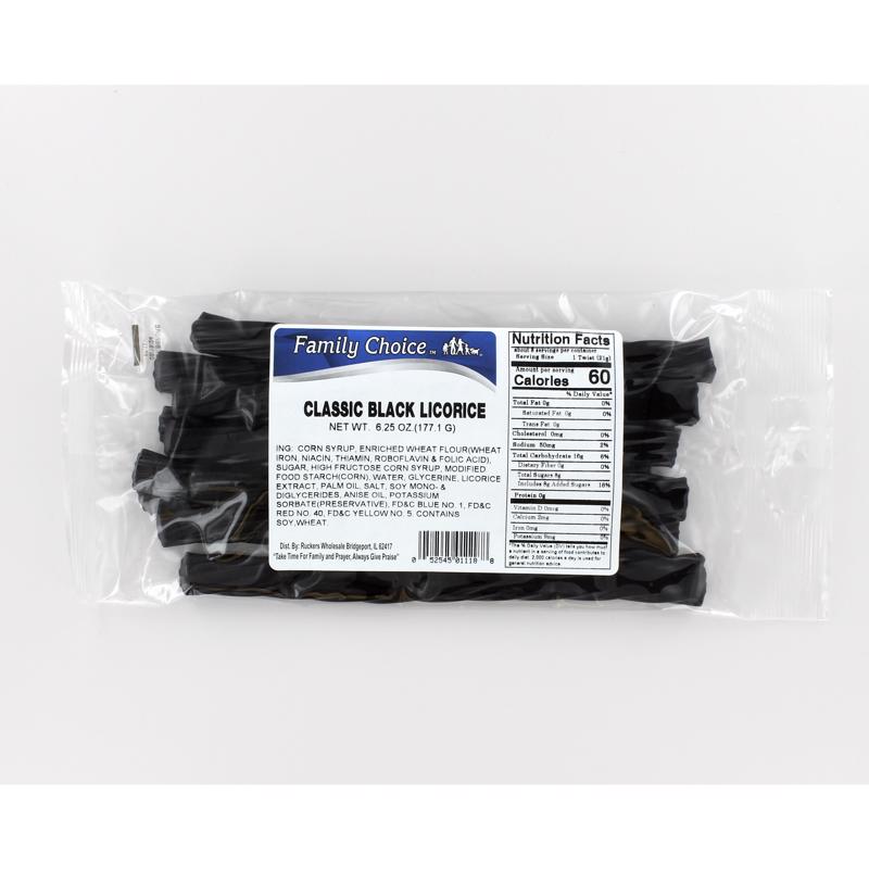 Family Choice Black Licorice 6.25 oz