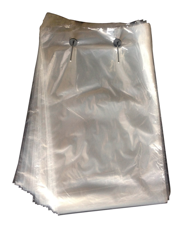 Plastic Clear Fastener Bag 250 pk 14 in. H X 10 in. W X 0 in. L