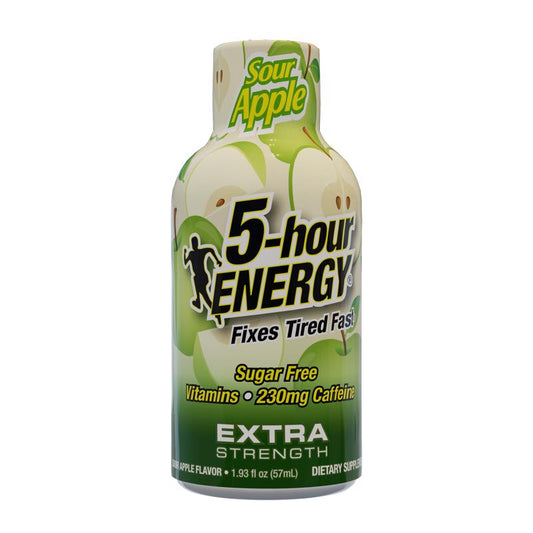 5 Hour Energy Energy Drink Sour Apple Bottle 2 oz.