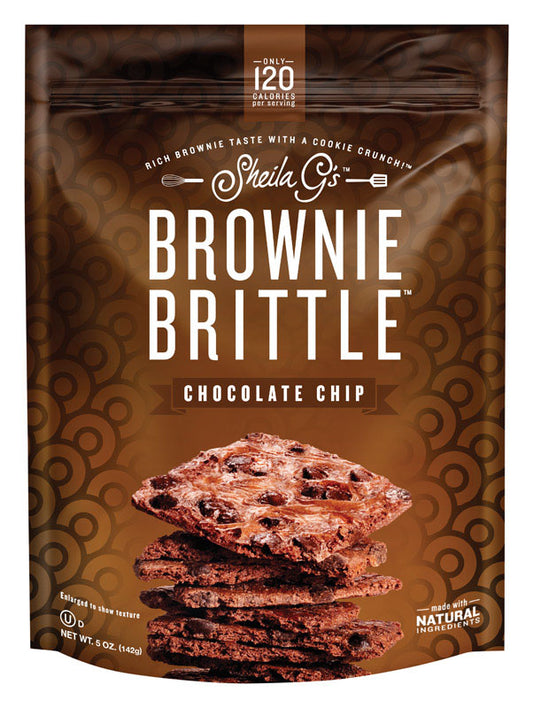 Brownie Brittle Chocolate Chip Brownie Brittle 5 oz Bagged