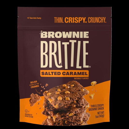 Brownie Brittle Salted Caramel Brownie Brittle 5 oz Bagged