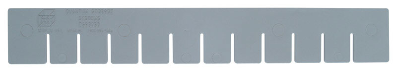 2.5 in. H X 20.63 in. W Gray Plastic Grid Dividers