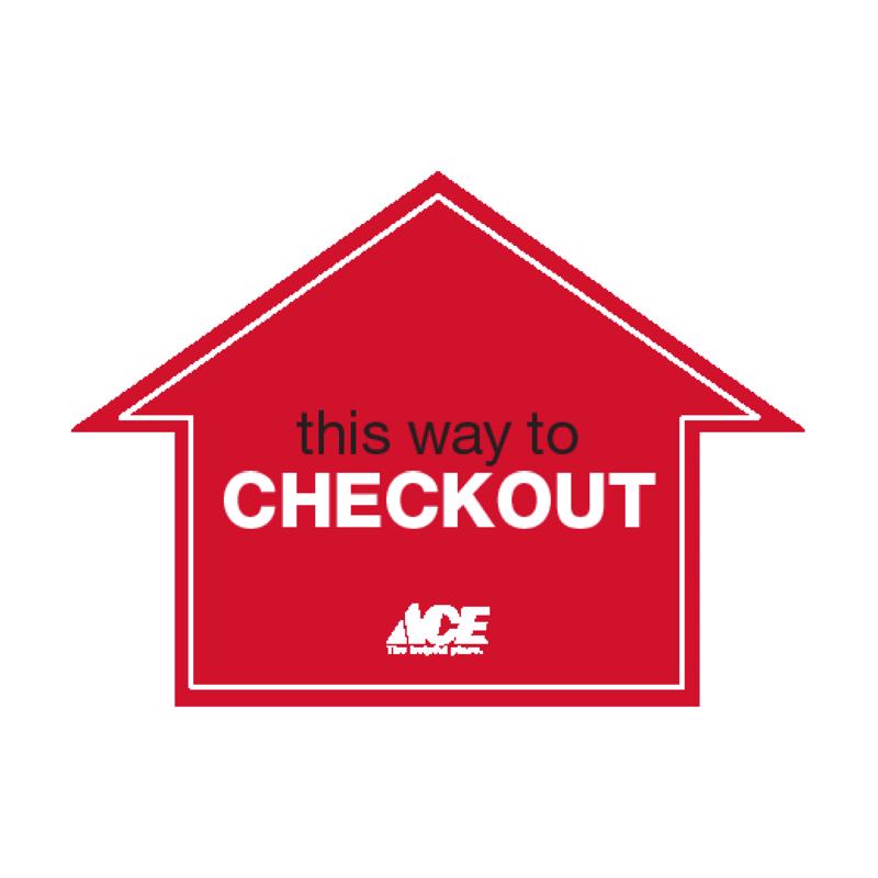 Standard Impulse/Clip Strip/Wing Panel/End Cap Sign Kit Black Checkout Decals Steel