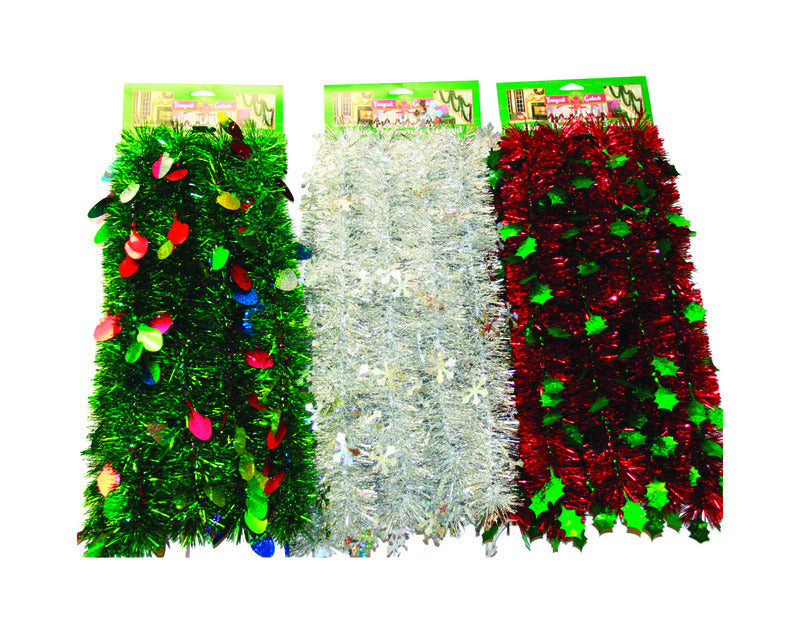 FC Young Multicolored Assorted Garland Hanging Decor 8 in.
