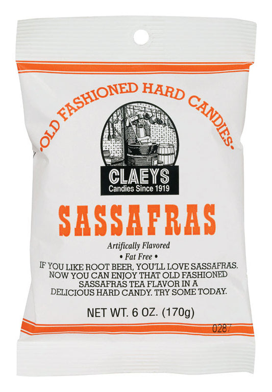Claeys Old Fashioned Sassafras Hard Candy 6 oz