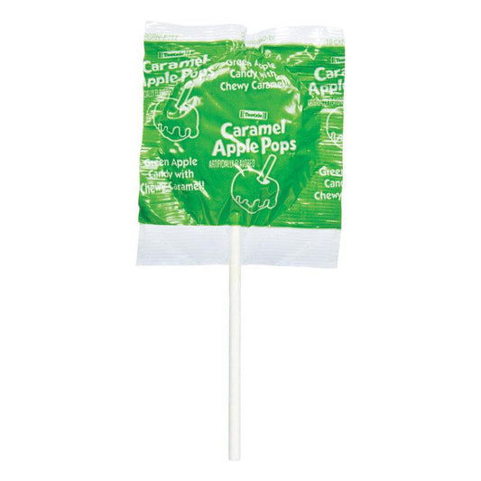 Tootsie Roll Caramel Apple Pops Green Apple, Caramel Lollipop 0.62 oz