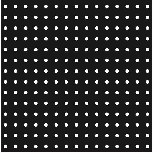 Black Punched Backer Paper 90 in. H X 46 in. W