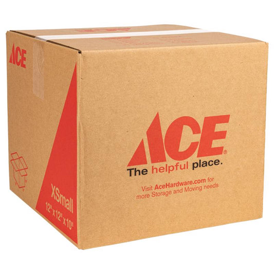 Ace 10.5 in. H X 12 in. W X 12 in. L Cardboard Corrugated Box 1 pk