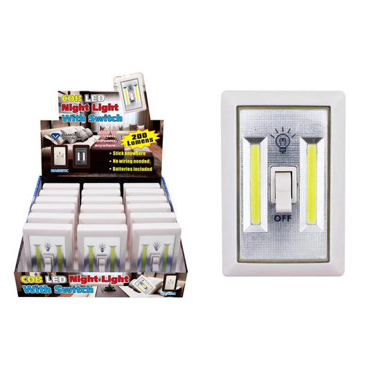 Diamond Visions Automatic/Manual LED Night Light w/ Switch