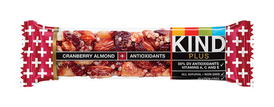 KIND Plus Cranberry Almond Granola Bar 1.4 oz Packet