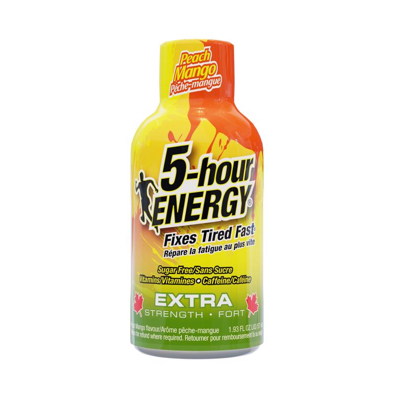 5-hour Energy Extra Strength Sugar Free Peach Mango Energy Shot 1.93 oz