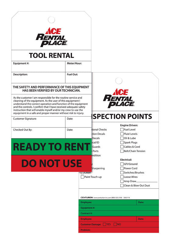 String Tag 3-5/8 in. W X 7-1/4 in. H